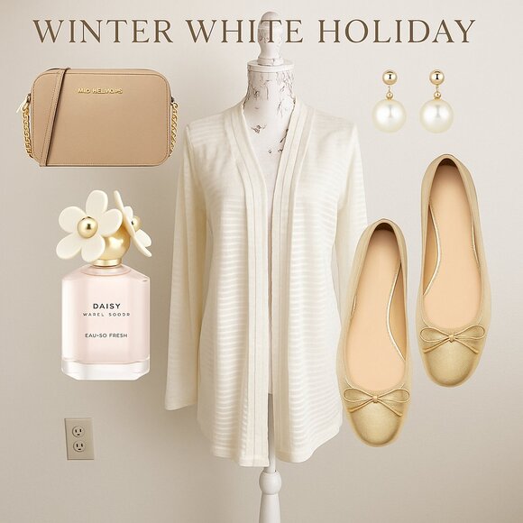 🕊️ Jones New York Collection Woman Open Knit Cardigan – 0X - Picture 3 of 11